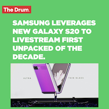 Samsung leverages new Galaxy S20 to livestream first Unpacked of the decade